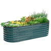 Kovový vyvýšený záhon Sadan Typ 2 - zelená