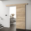Posuvné dvere Saldor 90 1 - dub sonoma / strieborná