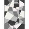 Koberec Sanar 67x120 cm - čierna / sivá / biela