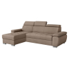 Rohová sedačka s rozkladom a úložným priestorom Semi Roh L - sivobéžová (taupe)