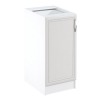 Dolná kuchynská skrinka Sicilia D40 L - biela / sosna Andersen