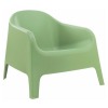 Záhradné stohovateľné kreslo Sokra New - zelená