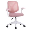 Kancelárska stolička Solari - ružová / biela