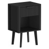 Nočný stolík Tobi - čierna