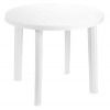 Záhradný stôl Tundo - biela