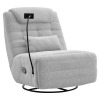 Otočné hojdacie kreslo Umbro - svetlosivá